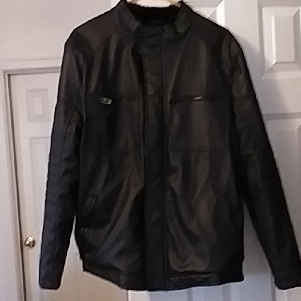 Boy's black coat